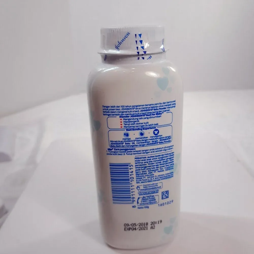 Johnson's Baby Powder Original TALC International Version Indonesia 100g bottle‎